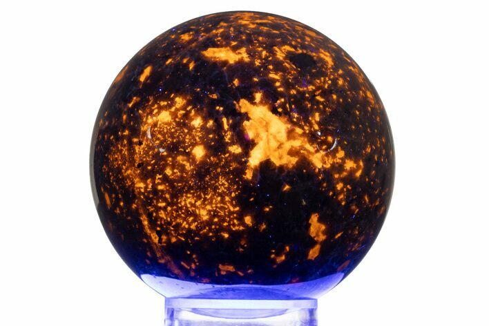 Fluorescent Polished Sodalite-Syenite Sphere - China #319387
